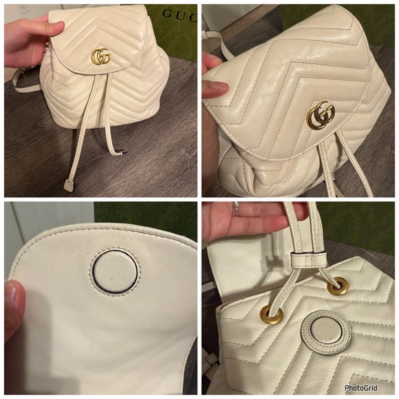Gucci Marmont Mini Drawstring Backpack - Picture 15 of 17
